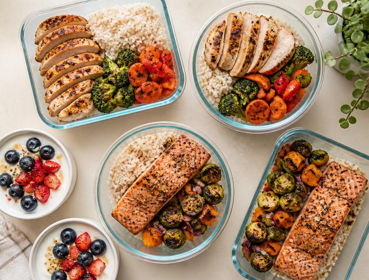 Personalized weight loss nutrition plan with healthy whole foods